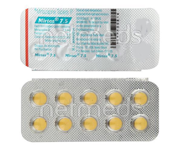 mirtaz 7.5mg tablet