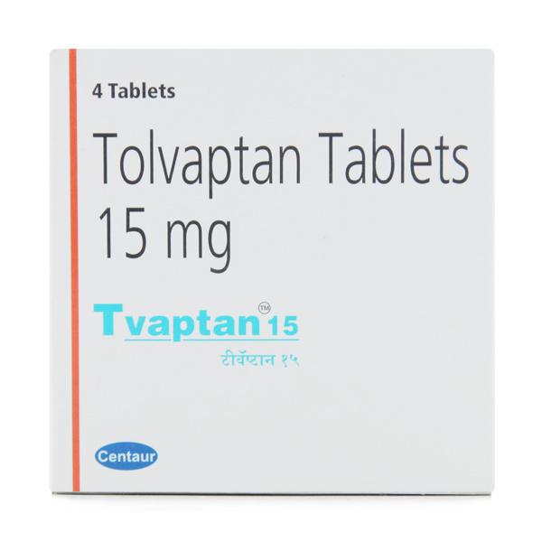 Tvaptan 15mg Tablet 4'S Price, Uses, Side effects, Substitutes | Netmeds