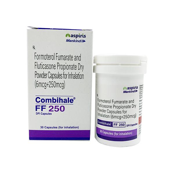 Buy COMBIHALE FF 250 DPI Capsule 30's Online at Upto 25% OFF | Netmeds