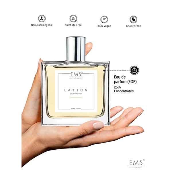 Buy EM5 Layton Unisex Perfume Eau De Parfum Spray for Men