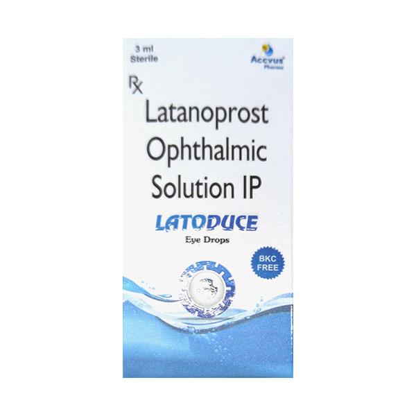 Latoduce Tm BKC Free Eye Drops 3ml Price, Uses, Side effects | Netmeds
