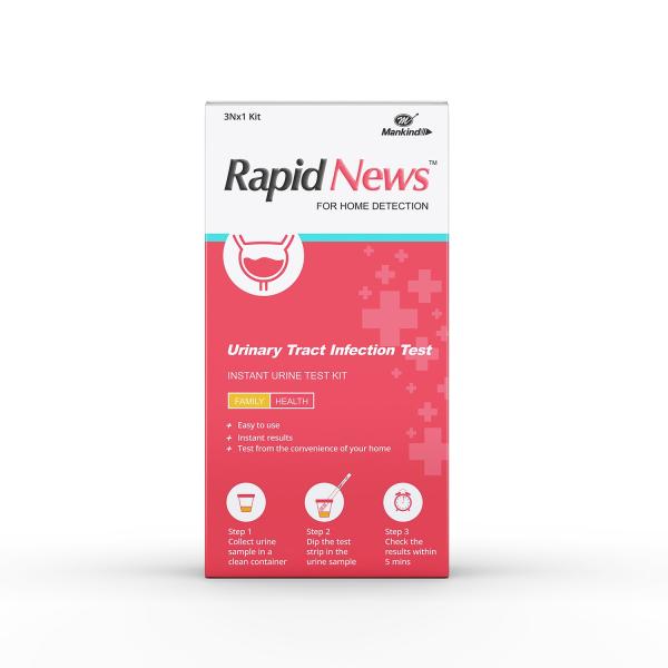 Rapid News Urinary Tract Infection Istant Urine Test Kit 3's Online at ...
