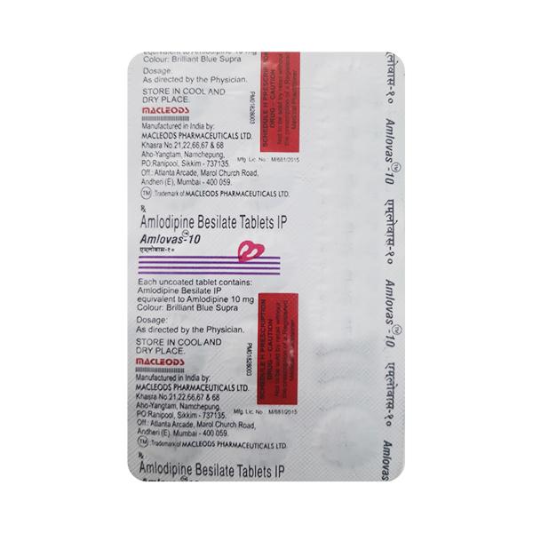 amlovas 10mg tablet