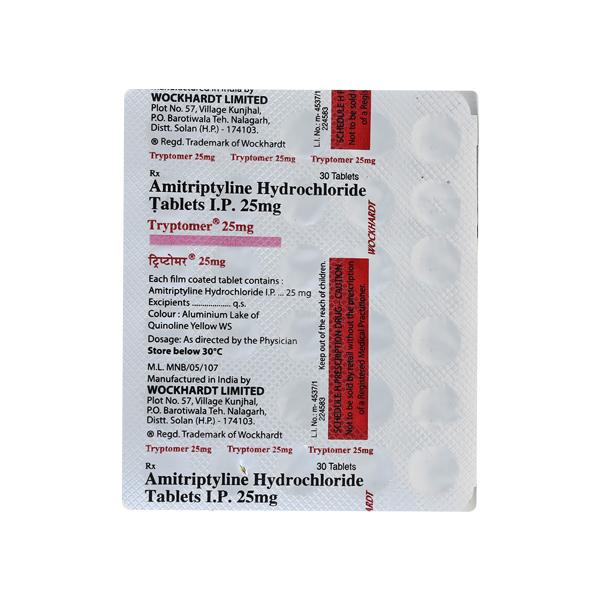 tryptomer 25mg tablet