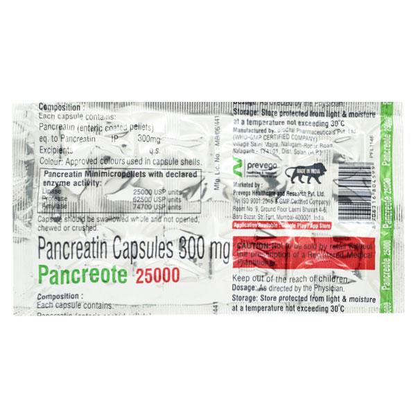 pancreote 25000 capsule