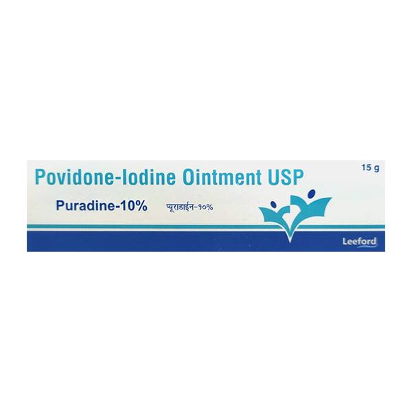 Puradine 10% Ointment 15g Price, Uses, Side effects | Netmeds