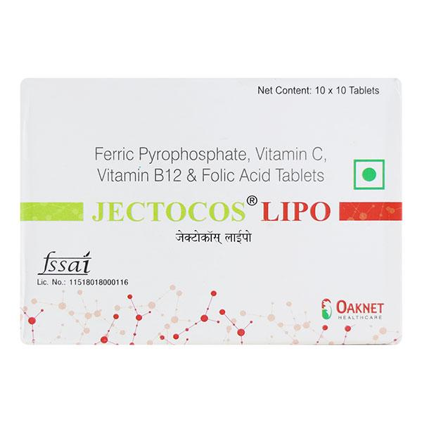 JECTOCOS LIPO Tablet 10's Price, Uses, Side effects, Substitutes | Netmeds