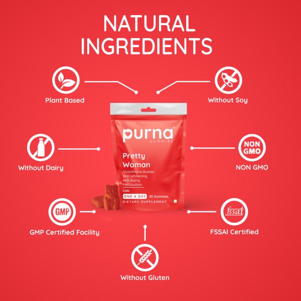 purna glutathione gummies All at 99 (check out the ones too!) : r/IndianBeautyDeals Purna Gummies Glutathione Cola Flavor