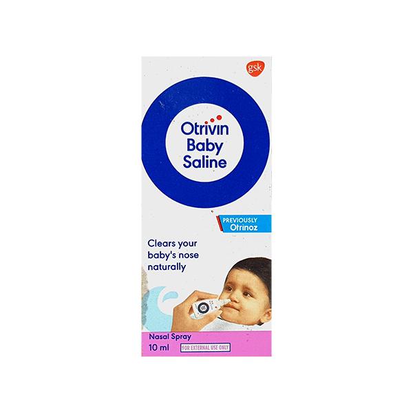 OTRIVIN BABY SALINE Nasal Spray 10ml Price, Uses, Side effects ...