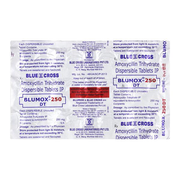 blumox dt 250mg tablet