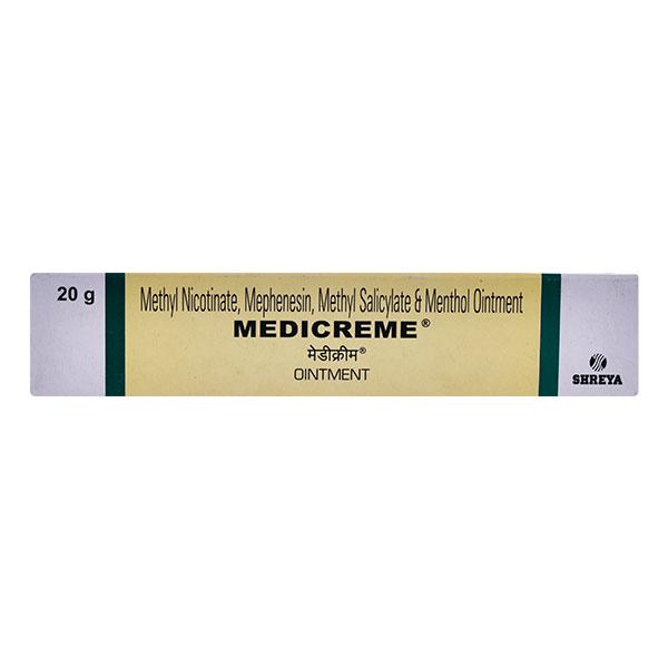 Medicreme Ointment 20gm Price, Uses, Side effects, Substitutes | Netmeds