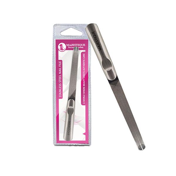Buy Majestique Nail File Pinhole Design Stainless Steel For Smooth ...