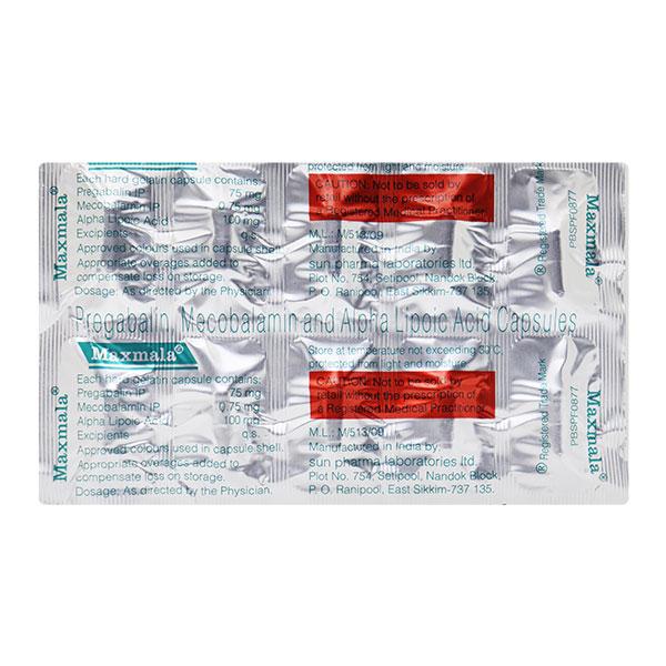 Maxmala Capsule 10'S Price, Uses, Side effects, Substitutes | Netmeds