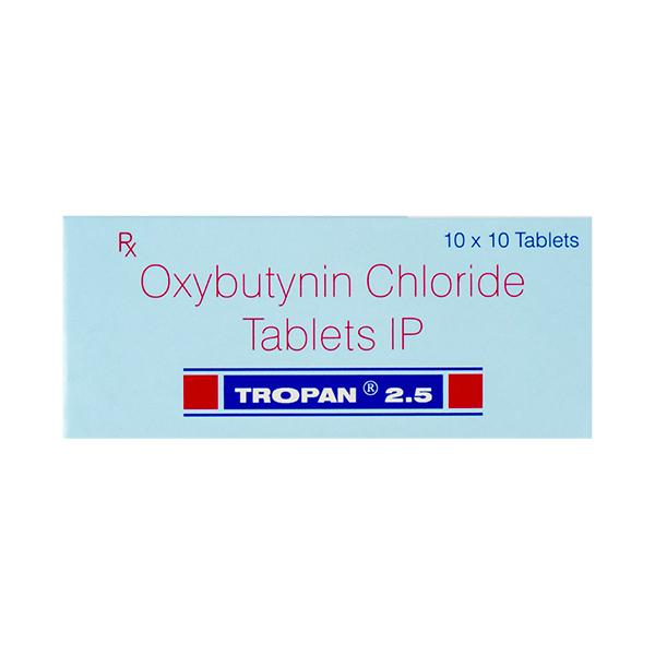 tropan 2.5mg tablets