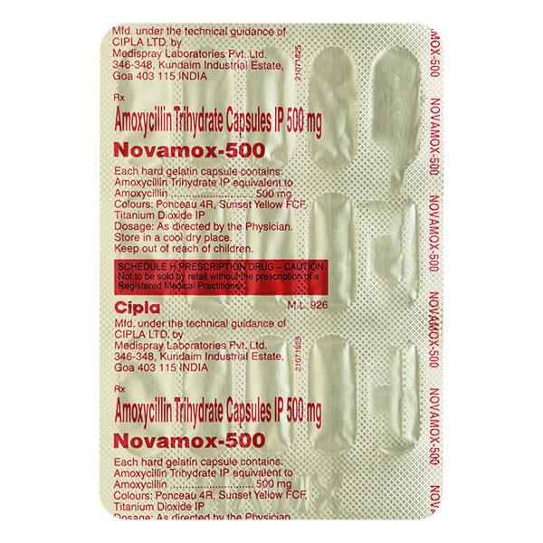 novamox 500mg capsule
