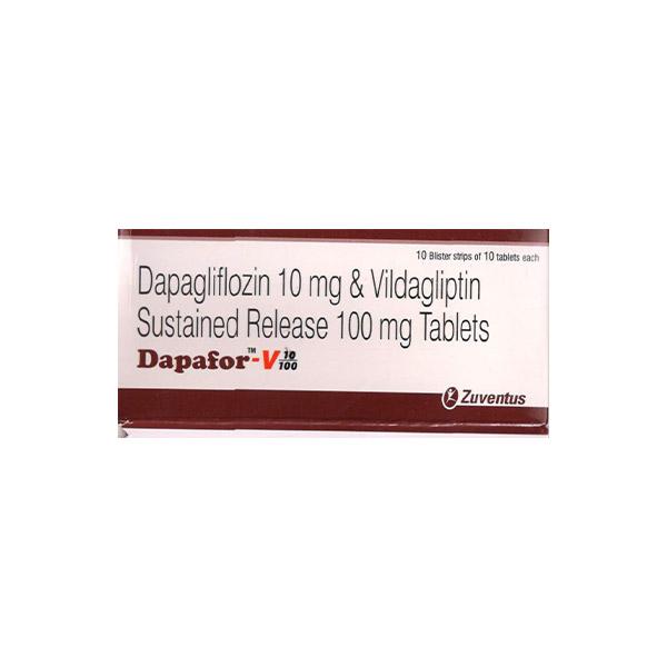 DAPAFOR V 10/100 Tablet 10's Price, Uses, Side effects, Substitutes ...