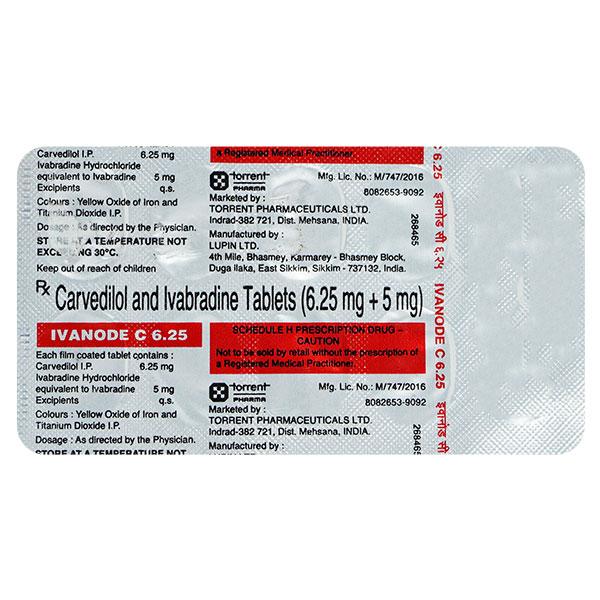 Buy IVANODE C 6.25 Tablet 10's Online at Upto 25% OFF | Netmeds