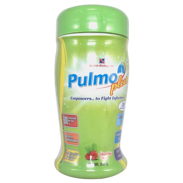 Buy PULMO PLUS STRAWBERRY FLAVOUR Powder 200gm Online at Upto 25% OFF ...