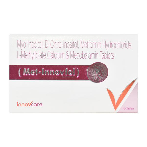 MET Innovfol Tablet 10'S Price, Uses, Side effects, Substitutes | Netmeds