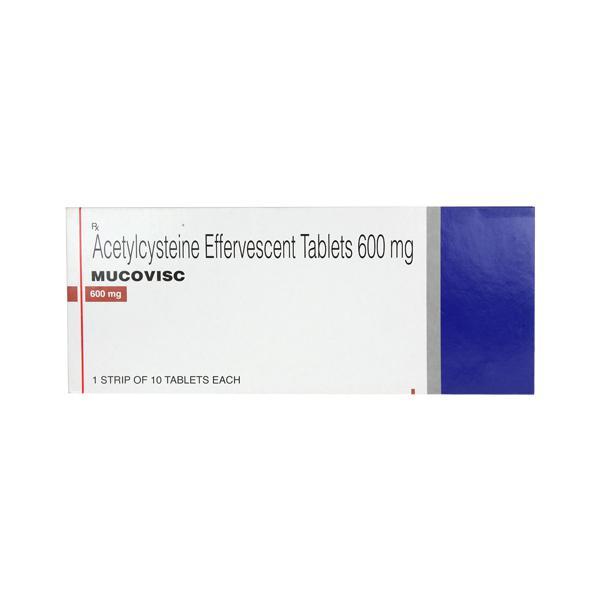 Mucovisc 600mg Tablet 10'S : Uses, Side Effects, Price | Netmeds