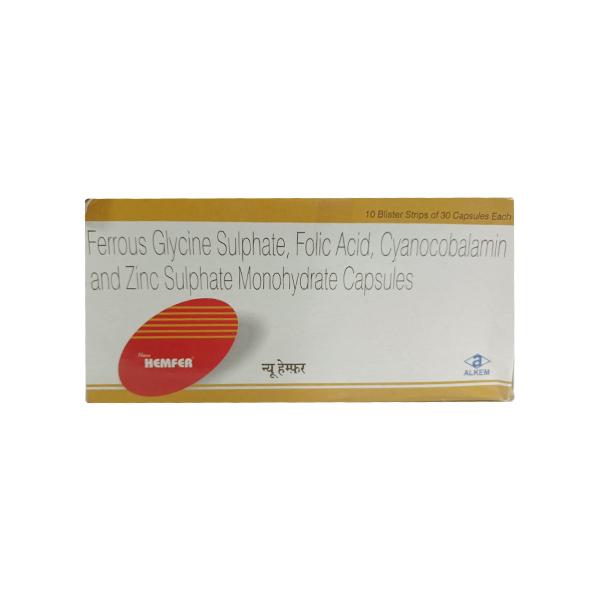 Hemfer NEW Capsule 30'S Price, Uses, Side effects, Substitutes | Netmeds