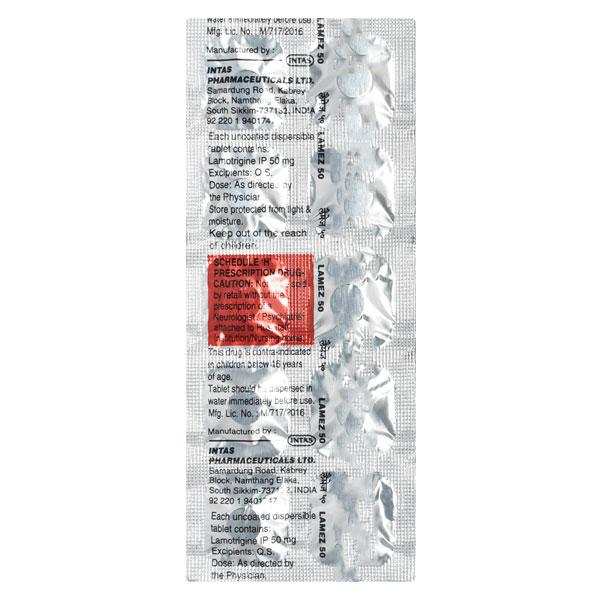 lamez 50mg tablet