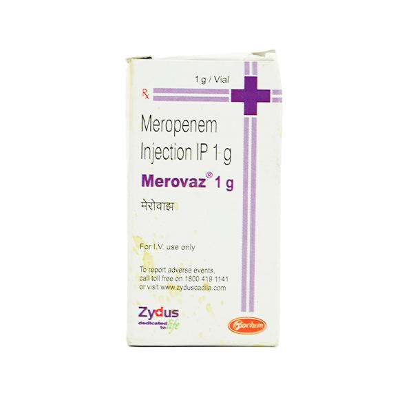 Buy MEROVAZ 1gm Injection 1's Online at Upto 25% OFF | Netmeds