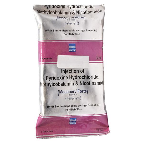 Meconerv Forte Injection 2ml Price, Uses, Side effects, Substitutes ...