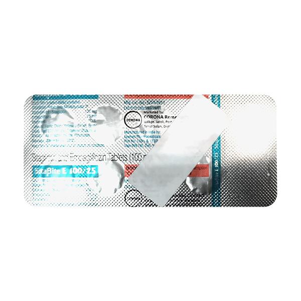 Sitabite E 100/25 Tablet 10's Price, Uses, Side effects | Netmeds