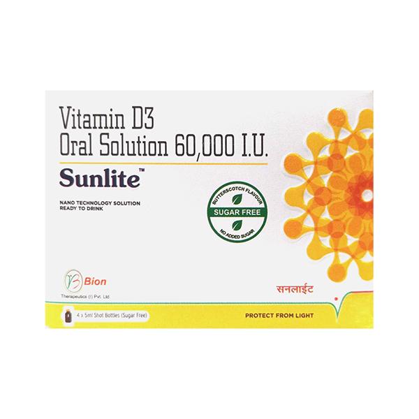 Sunlite Sugar Free Butterscotch Flavour Oral Solution 5ml Price, Uses ...