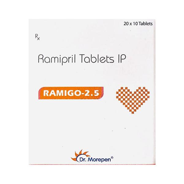 Ramigo 2.5 Tablet 10's Price, Uses, Side effects | Netmeds