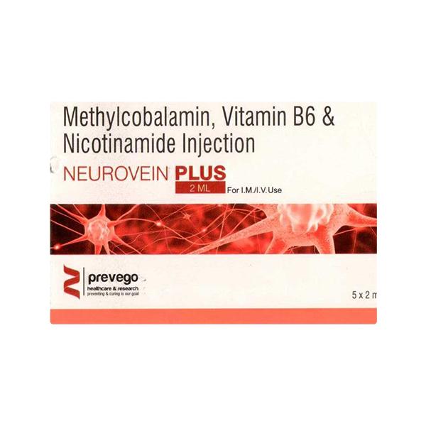 NEUROVEIN PLUS Injection 2ml Price, Uses, Side effects, Substitutes ...