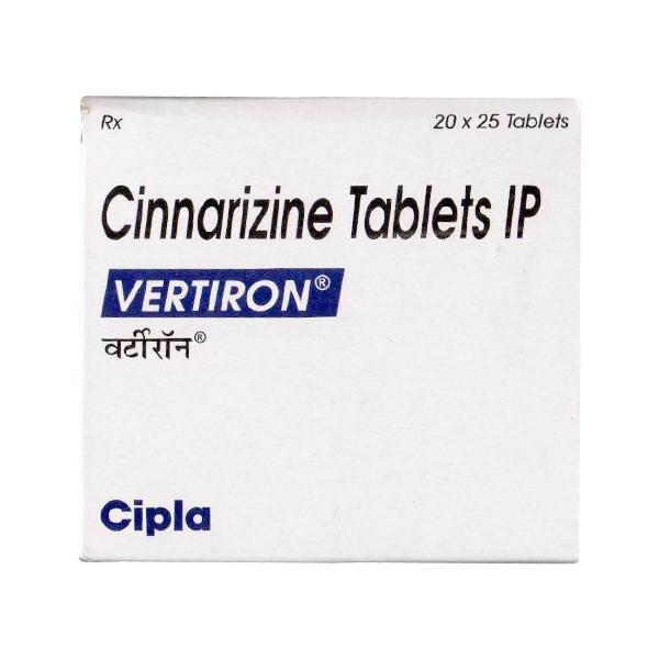 vertiron 25mg tablets