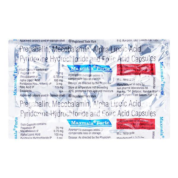 Maxmala Forte Capsule 10'S Price, Uses, Side effects, Substitutes | Netmeds