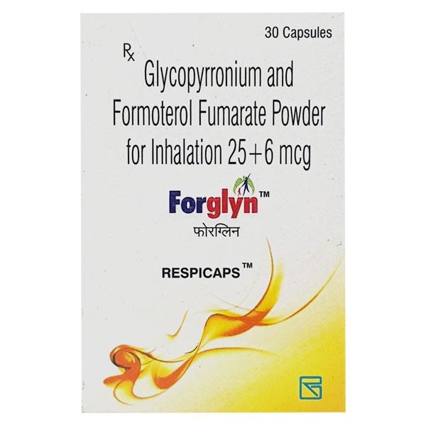 Forglyn Respicap 30'S Price, Uses, Side effects, Substitutes | Netmeds