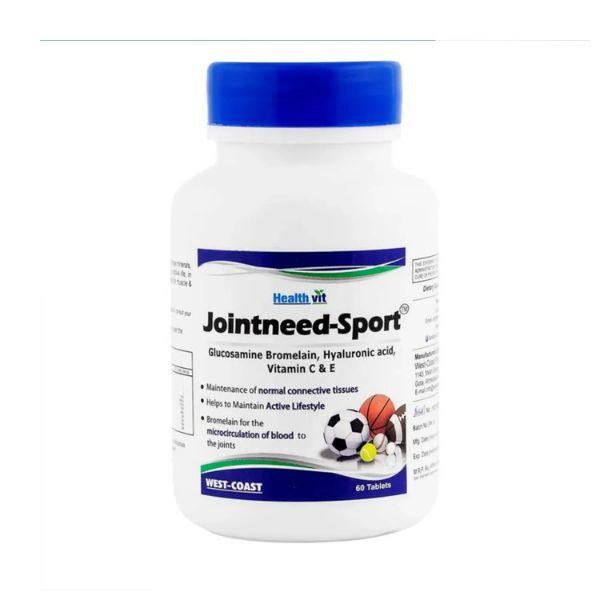 Buy Healthvit Jointneed-Sport Glucosamine- Tablets 60's Online at Best ...