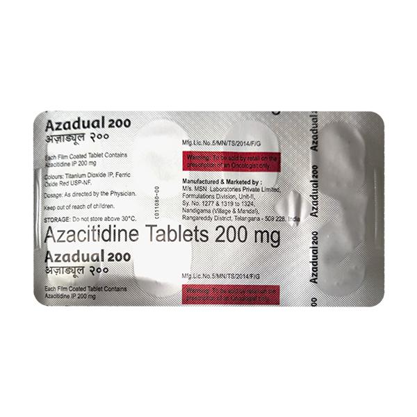 Azadual 200 Tablet 7's Price, Uses, Side effects | Netmeds