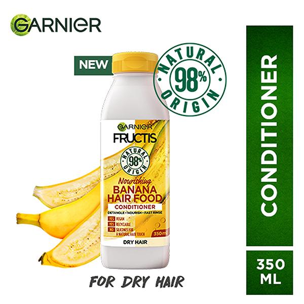 Garnier Ultimate Blends Banana Conditioner – 350 Ml, Für Trockenes Haar, Mit Kokosnuss