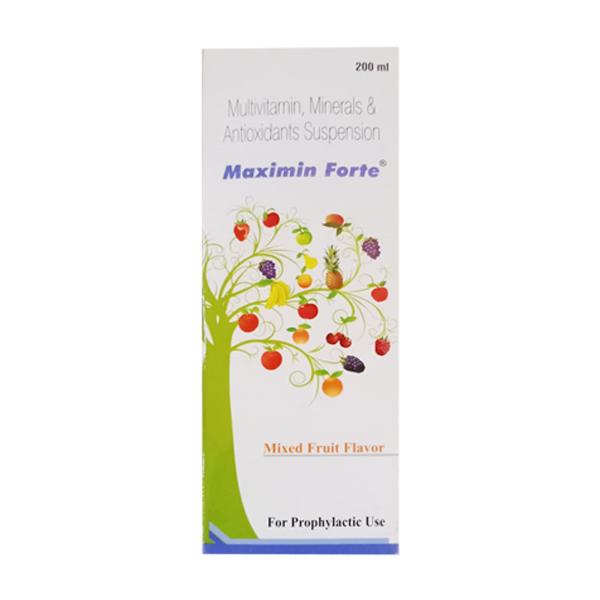 Maximin Forte MIXED FRUIT FLAVOR Suspensions 200ml Price, Uses, Side ...