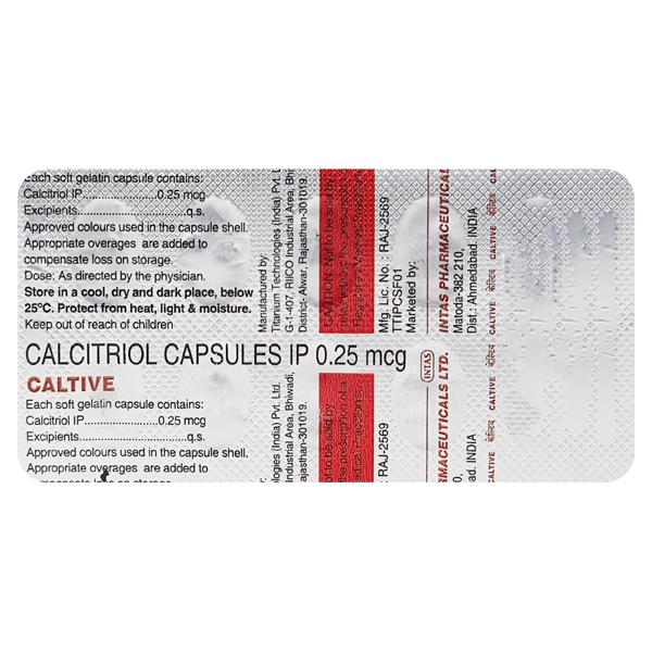Caltive Capsule 10'S Price, Uses, Side effects, Substitutes | Netmeds