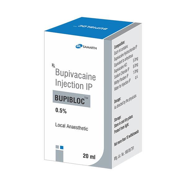 Bupibloc 0.5% Injection 20ml Price, Uses, Side effects | Netmeds