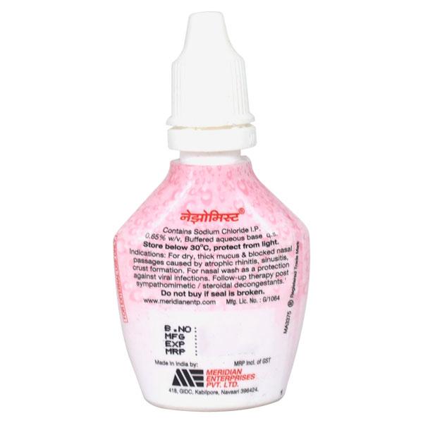Buy NASOMIST Saline NASAL SPRAY 20ml Online at Upto 25% OFF Netmeds