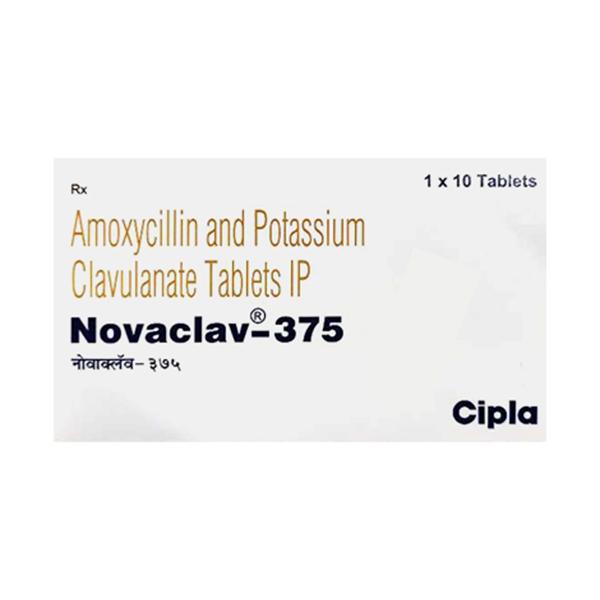 Novaclav 375 Tablet 10's Price, Uses, Side effects | Netmeds