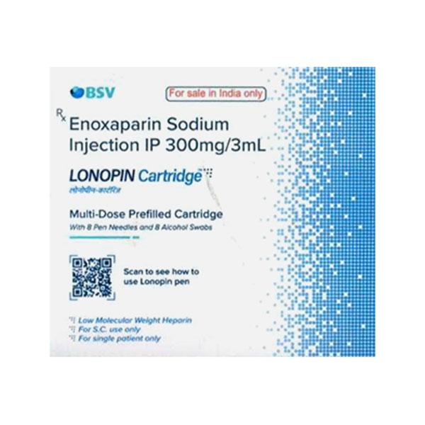 Lonopin Cartridge 3ml Price, Uses, Side effects | Netmeds