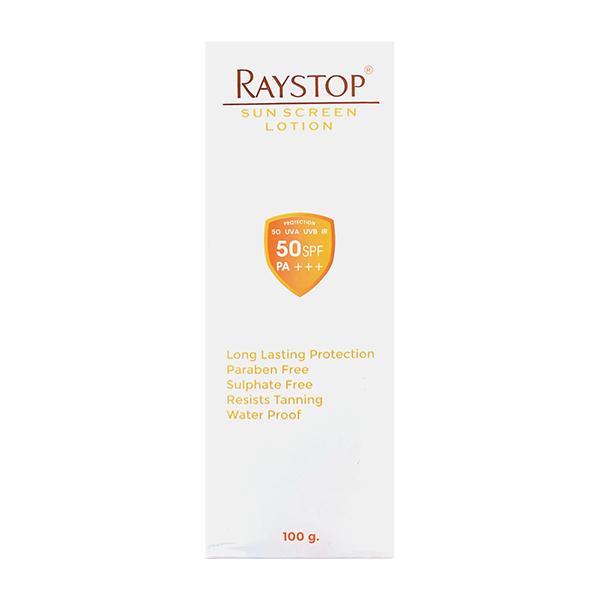 Buy RAYSTOP 50SPF PA+++ SUNSCREEN Lotion 100g Online | Netmeds