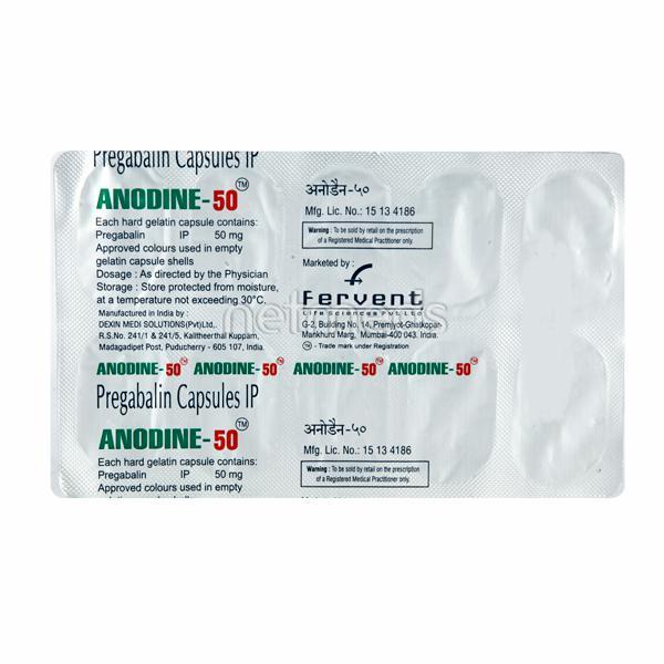 Anodine 50mg Capsule 10'S : Uses, Side Effects, Price | Netmeds