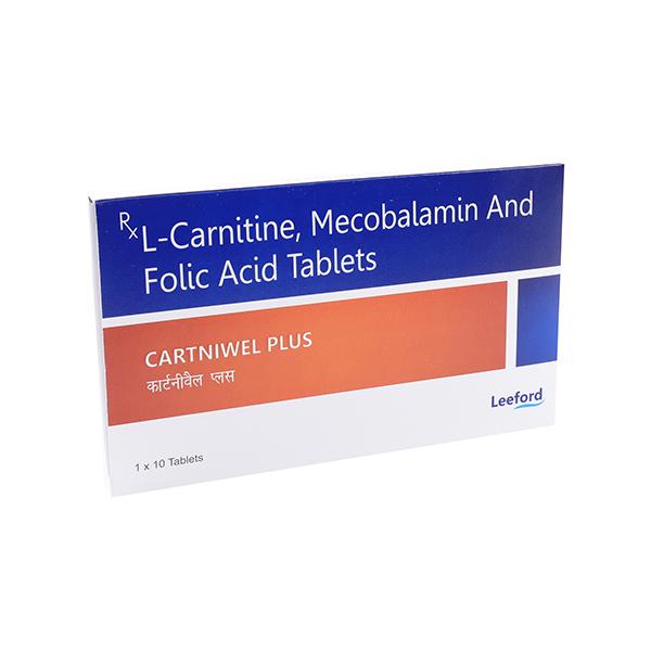 l carnitine mecobalamin and folic acid tablets CARTNIWEL PLUS Tablet 10's