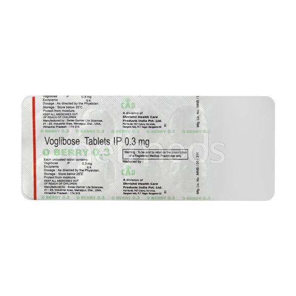 O Berry 0.3mg Tablet 10'S : Price, Uses, Side Effects | Netmeds