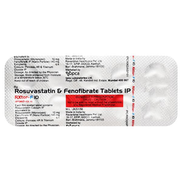 Rxtor F 10mg Tablet 10'S Price, Uses, Side effects, Substitutes | Netmeds