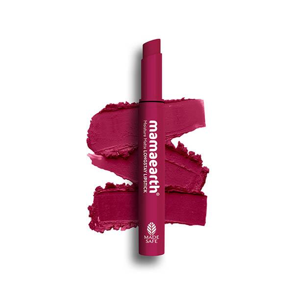 Buy Mamaearth Moisture Matte Long stay Lipstick with Avocado Oil ...